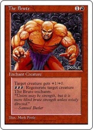 The Brute - MTG 4th Edition (Magic Cards) Singles  (Italiano)