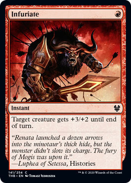 Infuriate 141/254 Theros: Beyond Death Singles (Español)