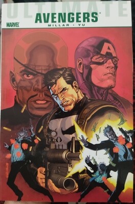 TS Ultimate Avengers Crime Punishment TP Marvel Comics Ingles