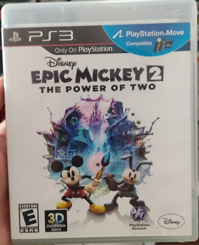 SH Epic Mickey The Power of Two Playstation 3 Usado Completo