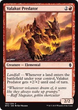 Valakut Predator 160/274 Battle for Zendikar Singles