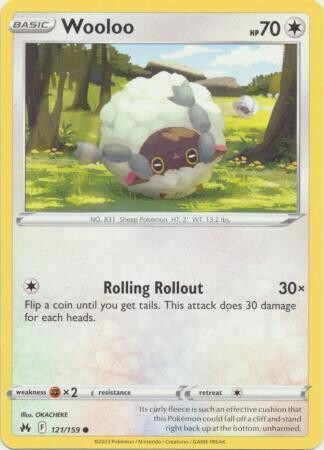 Wooloo - 121/159 - Common Crown Zenith Singles