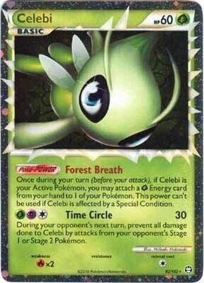 Celebi (Prime) - 92/102 - Ultra Rare
HGSS - Triumphant Singles
