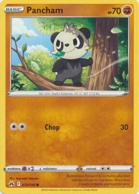 Pancham - 072/159 - Common Crown Zenith Singles