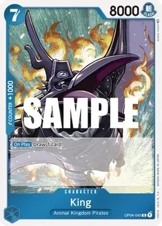 King - Kingdoms of Intrigue (OP04)
Kingdoms of Intrigue Foil