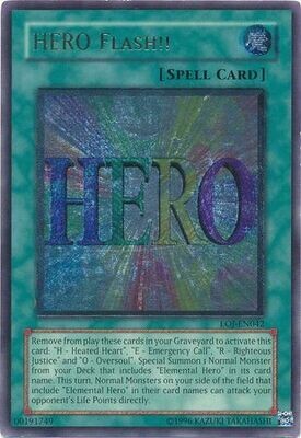 Ultimate Rare - Hero Flash!! - EOJ-EN042 Unlimited
Enemy Of Justice [EOJ] Unlimited Singles
