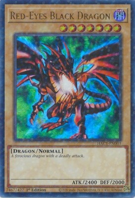 GA Red-Eyes Black Dragon - HAC1-EN003 - Duel Terminal Ultra Rare Parallel 1st Edition
Hidden Arsenal: Chapter 1 1st Edition Singles