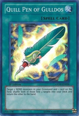 Quill Pen of Gulldos - GENF-EN058 - Super Rare 1st Edition Generation Force 1st Edition Singles (Espanol)