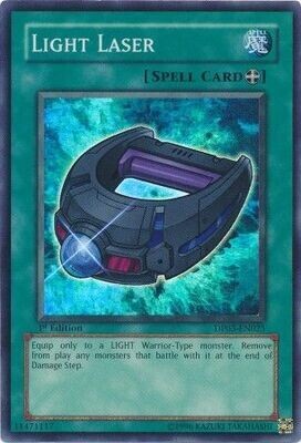 Light Laser - DP03-EN025 - Super Rare 1st Edition
Duelist Pack: Jaden Yuki 2 1st Edition Singles