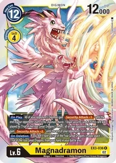 Magnadramon - Draconic Roar (EX03)
Draconic Roar Foil