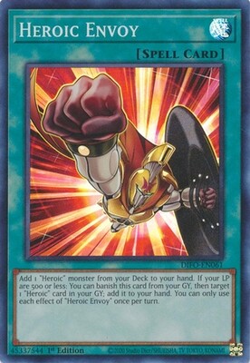 Heroic Envoy - DIFO-EN061 - Super Rare 1st Edition Dimension Force 1st Edition Singles
