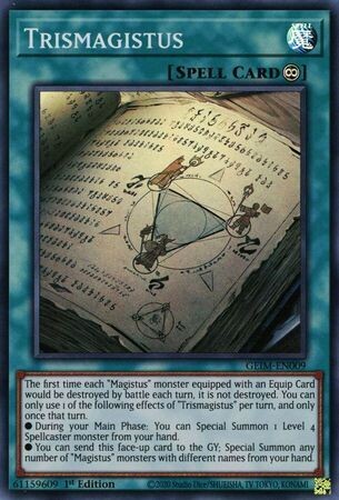 Trismagistus - GEIM-EN009 - Super Rare 1st Edition Genesis Impact [GEIM] 1st Edition Singles