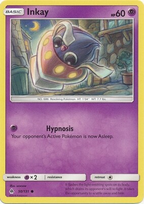 Inkay - 50/131 - Common
Sun &amp; Moon: Forbidden Light Singles