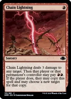 Chain Lightning - Dominaria Remastered (DMR)
Dominaria Remastered