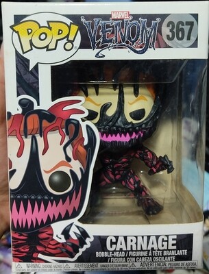 SJ Carnage Funko Pop 367 Venom Marvel