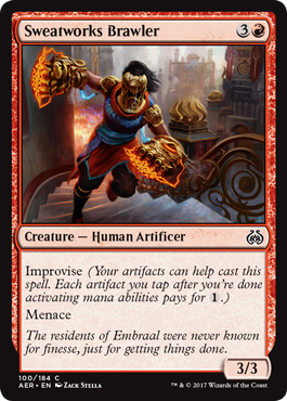 Sweatworks Brawler 100/184
Aether Revolt Singles  (Español)