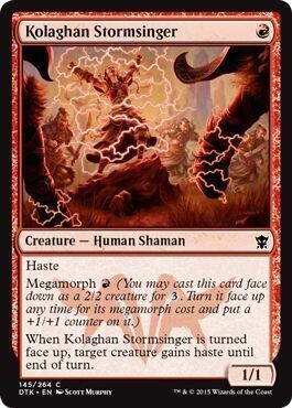 Kolaghan Stormsinger 145/264
Dragons of Tarkir Singles