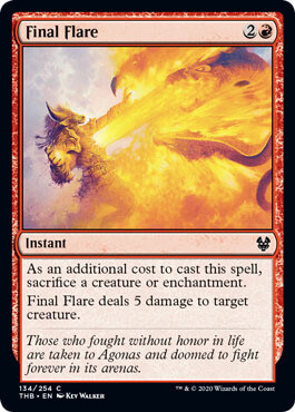Final Flare 134/254 Theros: Beyond Death Singles (espanol)