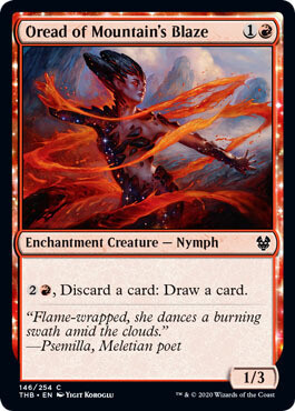 Oread of Mountain&#39;s Blaze 146/254 Theros: Beyond Death Singles
