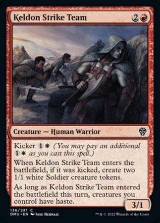 Keldon Strike Team 136/281 - Dominaria United Singles (Español)