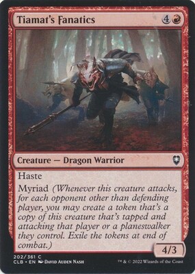 Tiamat&#39;s Fanatics 202/361 - Commander Legends: Battle for Baldur&#39;s Gate Singles (Español)