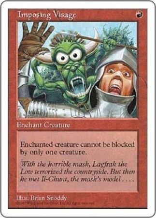 Imposing Visage
MTG 5th Edition (Magic Cards) Singles  (Español)