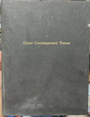 TS Great Contemporany Poems Tapa Dura Libro Ingles