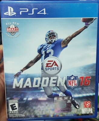 SJ Madden 16 Playstation 4 Usado Completo