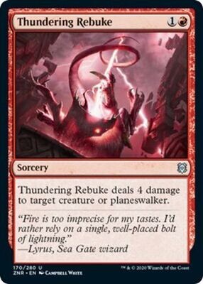 Thundering Rebuke 170/280 - Zendikar Rising Singles