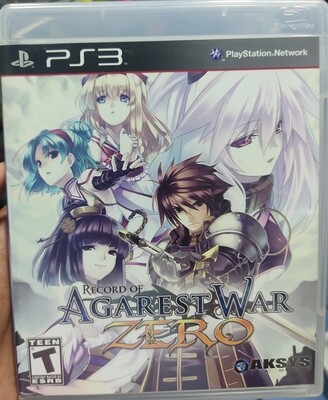 SH Record of Agarest War Zero Playstation 3 Usado Completo