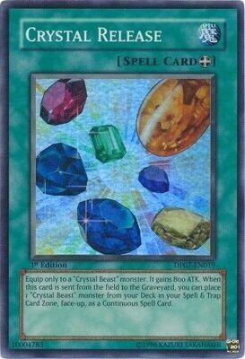Crystal Release - DP07-EN019 - Super Rare 1st Edition Duelist Pack: Jesse Anderson DP07 1st Edition Singles