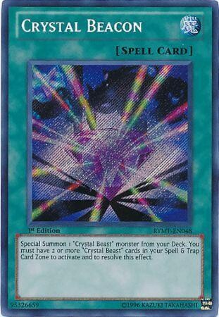 Crystal Beacon - RYMP-EN048 - Secret Rare 1st Edition
Ra Yellow Mega Pack 1st Edition Singles