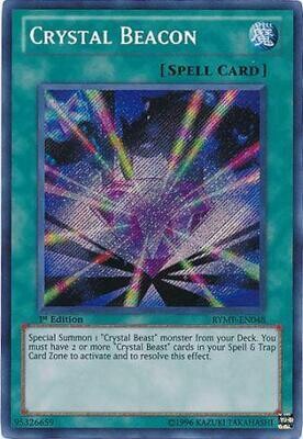 Crystal Beacon - RYMP-EN048 - Secret Rare 1st Edition
Ra Yellow Mega Pack 1st Edition Singles (Espanol)