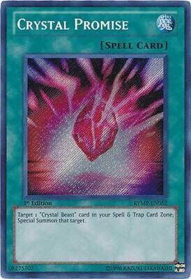 Crystal Promise - RYMP-EN052 - Secret Rare 1st Edition
Ra Yellow Mega Pack 1st Edition Singles