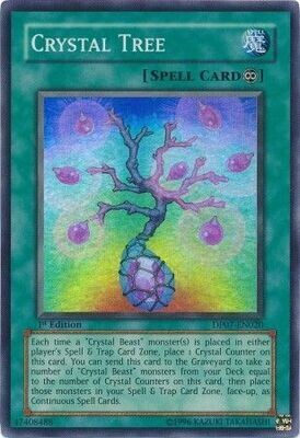 Crystal Tree - DP07-EN020 - Super Rare 1st Edition
Duelist Pack: Jesse Anderson DP07 1st Edition Singles