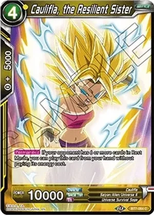 SH Caulifla, the Resilient Sister - Assault of the Saiyans (DBS-B07)
Assault of the Saiyans