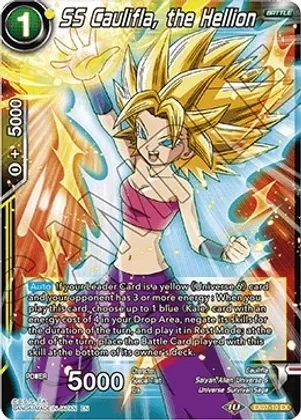 SH SS Caulifla, the Hellion - Expansion Deck Box Set 07: Magnificent Collection - Fusion Hero (DBS-BE07)
Expansion Deck Box Set 07: Magnificent Collection - Fusion Hero