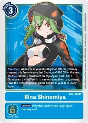 SH Rina Shinomiya - Release Special Booster (BT01-03)
Release Special Booster