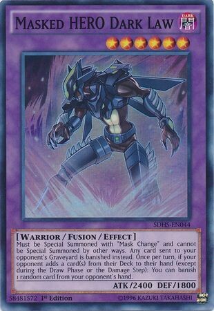 Masked Hero Dark Law - SDHS-EN044 - Super Rare 1st Edition
Structure Deck: HERO Strike 1st Edition Singles Espanol