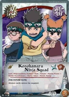 Konohamaru Ninja Squad - 332 - Common
Naruto: The Chosen