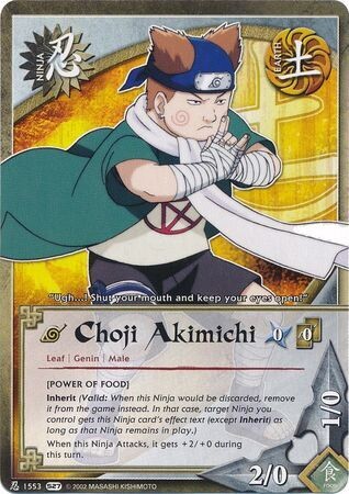 SH Choji Akimichi [Power of Food] - 1553 - Common
Naruto: Hero&#39;s Ascension