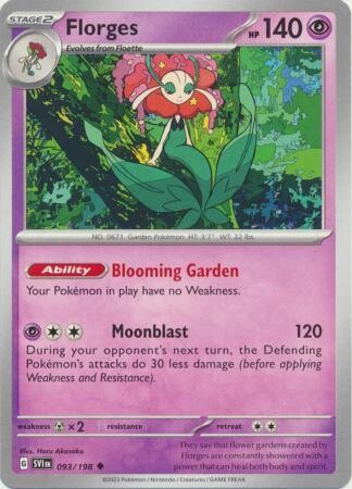 SH Florges - 093/198 - Uncommon
Scarlet &amp; Violet (Base Set) Singles