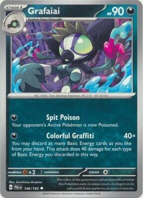 SH Grafaiai - 146/193 - Uncommon
Scarlet &amp; Violet: Paldea Evolved Singles