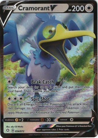 Cramorant V - 054/072 - Ultra Rare
Shining Fates Singles