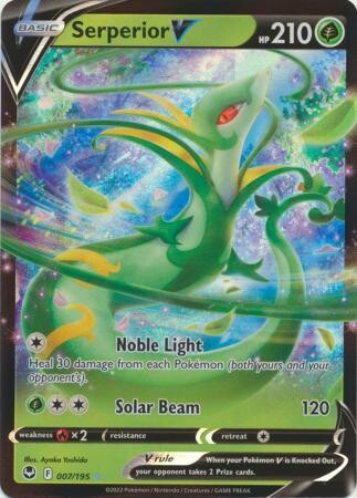 Serperior V - 007/195 - Ultra Rare
Sword &amp; Shield: Silver Tempest Singles