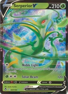 Serperior V - 007/195 - Ultra Rare
Sword &amp; Shield: Silver Tempest Singles