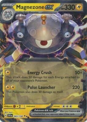 Magnezone ex - 065/198 - Ultra Rare
Scarlet &amp; Violet (Base Set) Singles