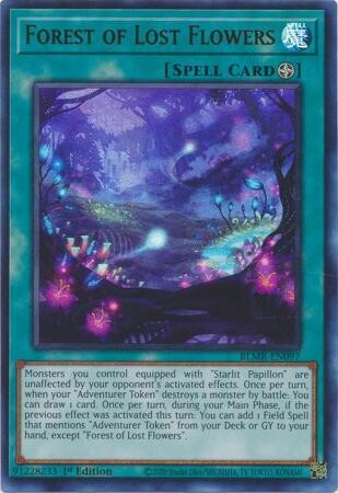 Forest of Lost Flowers - BLMR-EN097 - Ultra Rare 1st Edition Monstrous Revenge 1st Edition Singles