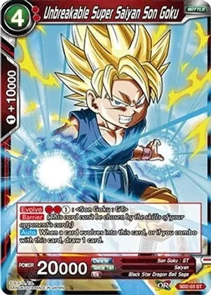 Unbreakable Super Saiyan Son Goku - Cross Worlds (DBS-B03) Cross Worlds