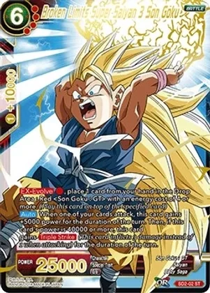 Broken Limits Super Saiyan 3 Son Goku - Cross Worlds (DBS-B03) Cross Worlds Foil